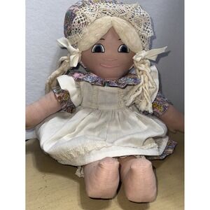 Rag Doll‎ In Her Blue Summer Dress Approximately 18" Tall